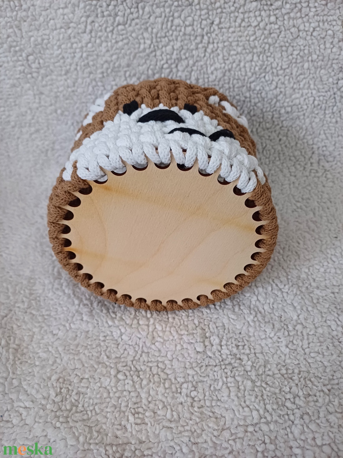 Horgolt tároló - otthon & életmód - dekoráció - asztal és polc dekoráció - horgolt & csipketerítő - Meska.hu