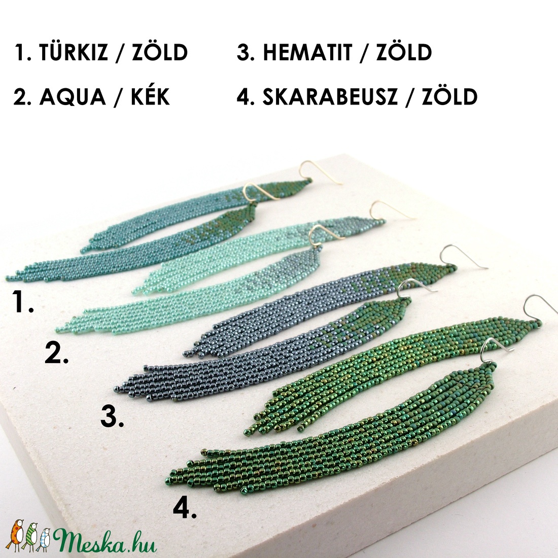 Hosszú, rojtos fülbevaló / Zöld gyöngyös fülbevaló nemesacél vagy gold filled akasztóval / Női ékszer, ajándék nőknek - ékszer - fülbevaló - lógó fülbevaló - Meska.hu Hosszú, rojtos fülbevaló / Zöld gyöngyös fülbevaló nemesacél vagy gold filled akasztóval / Női ékszer, ajándék nőknek - ékszer - fülbevaló - lógó fülbevaló - Meska.hu