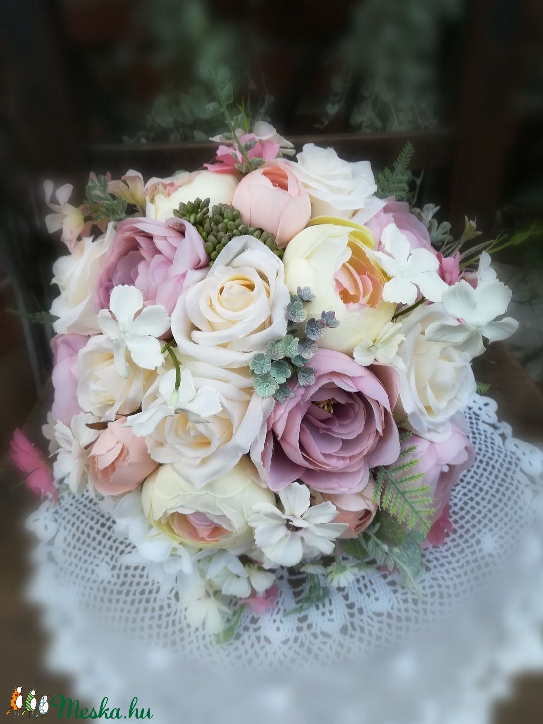 Örök csokor, menyasszonyicsokor, örökcsokor, menyasszonyi csokor - esküvő - menyasszonyi- és dobócsokor - Meska.hu