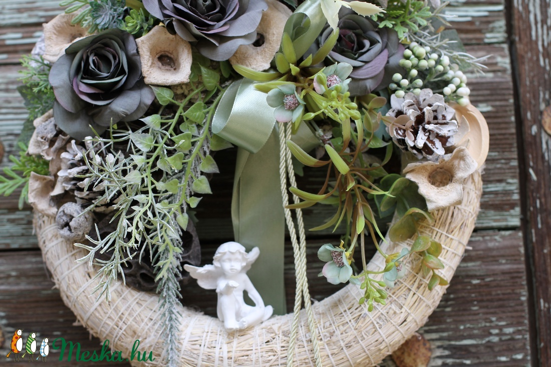 Temetődísz, sírdísz,  megemlékezés -  - Meska.hu