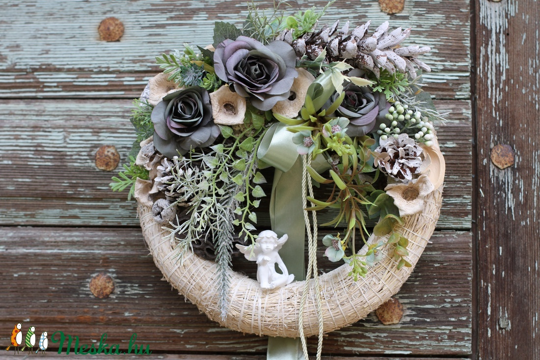 Temetődísz, sírdísz,  megemlékezés -  - Meska.hu