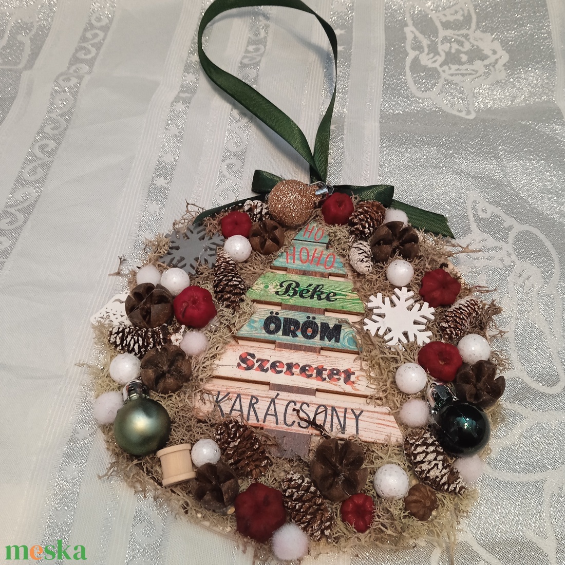 Karácsonyi ajtódísz - karácsony - karácsonyi lakásdekoráció - karácsonyi ajtódíszek - Meska.hu Karácsonyi ajtódísz - karácsony - karácsonyi lakásdekoráció - karácsonyi ajtódíszek - Meska.hu