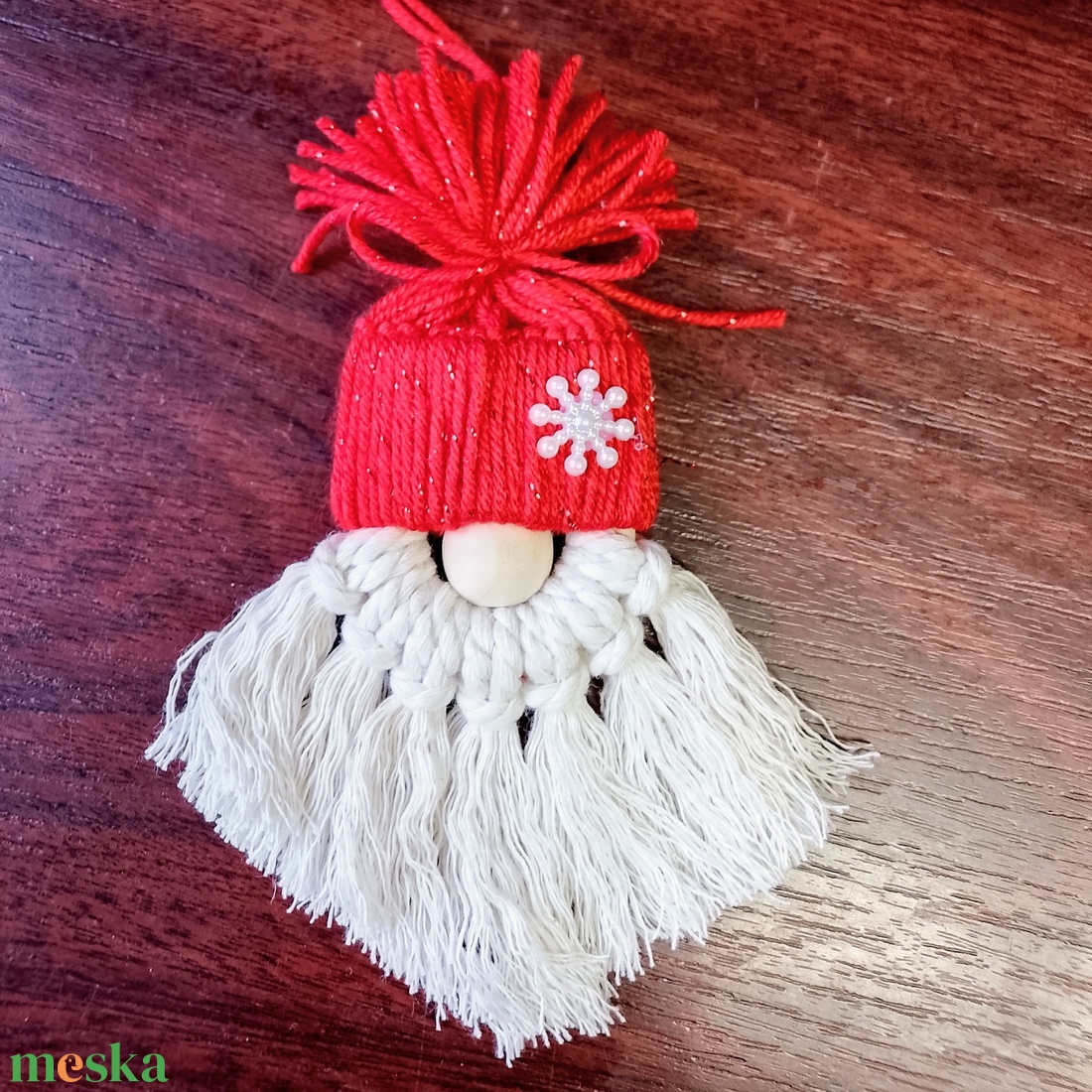 Karácsonyi szett -piros - karácsony - karácsonyi lakásdekoráció - karácsonyi manók, figurák - Meska.hu