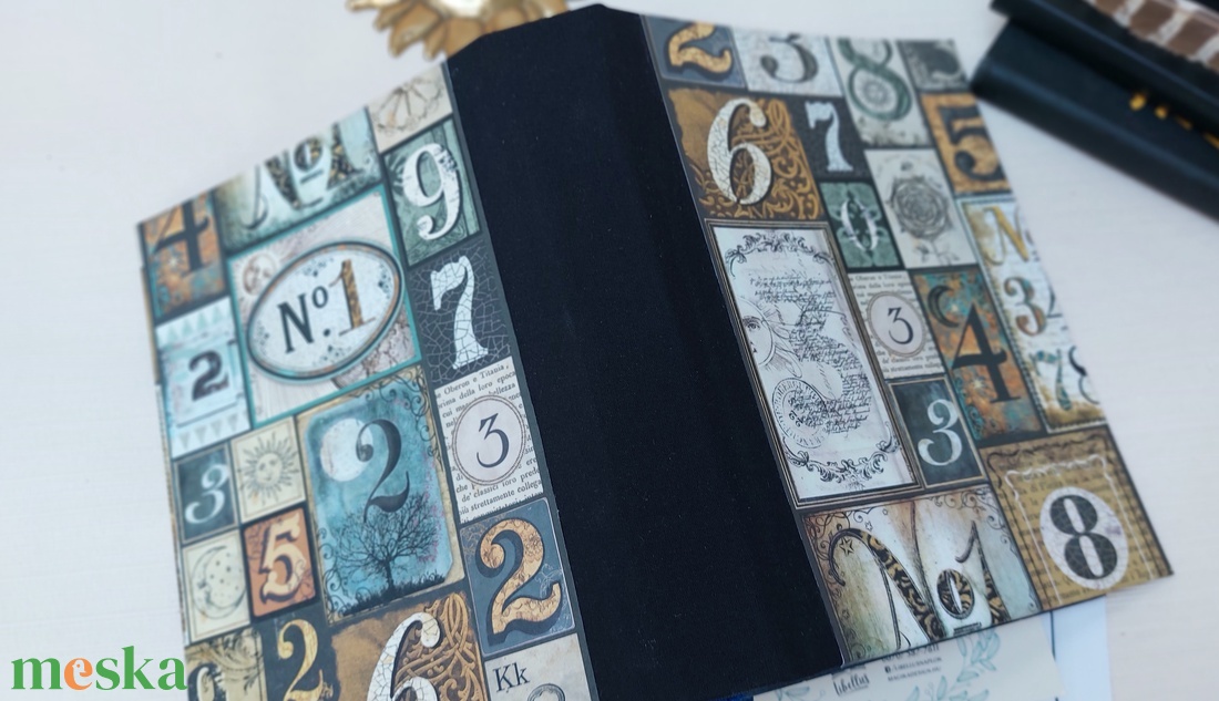 Vintage Numbers, egyedi napló - otthon & életmód - papír, írószer - jegyzetfüzet & napló - Meska.hu Vintage Numbers, egyedi napló - otthon & életmód - papír, írószer - jegyzetfüzet & napló - Meska.hu