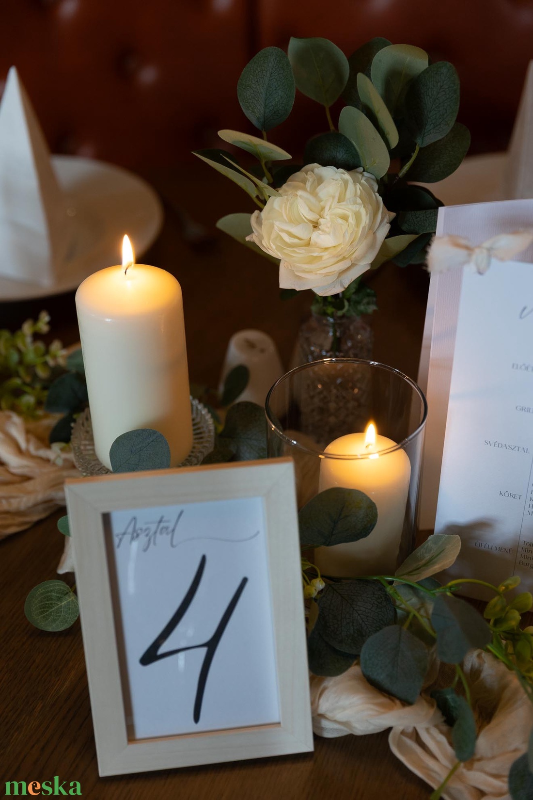 Asztal számok - esküvő - dekoráció - tábla & jelzés - Meska.hu