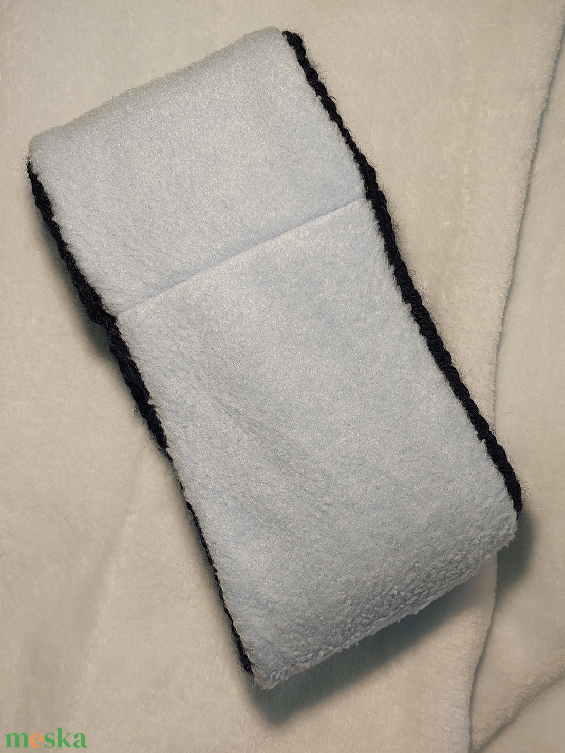 SZILVIA - csavaros kötött fejpánt polár béléssel - ruha & divat - sál, sapka, kendő - fejpánt - Meska.hu