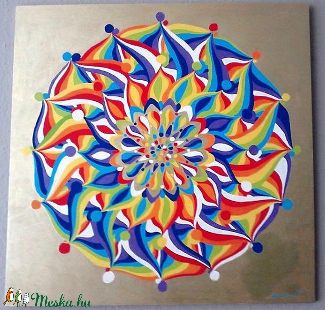 Szivárványok Mandala - otthon & lakás - dekoráció - mandala - Meska.hu Szivárványok Mandala - otthon & lakás - dekoráció - mandala - Meska.hu
