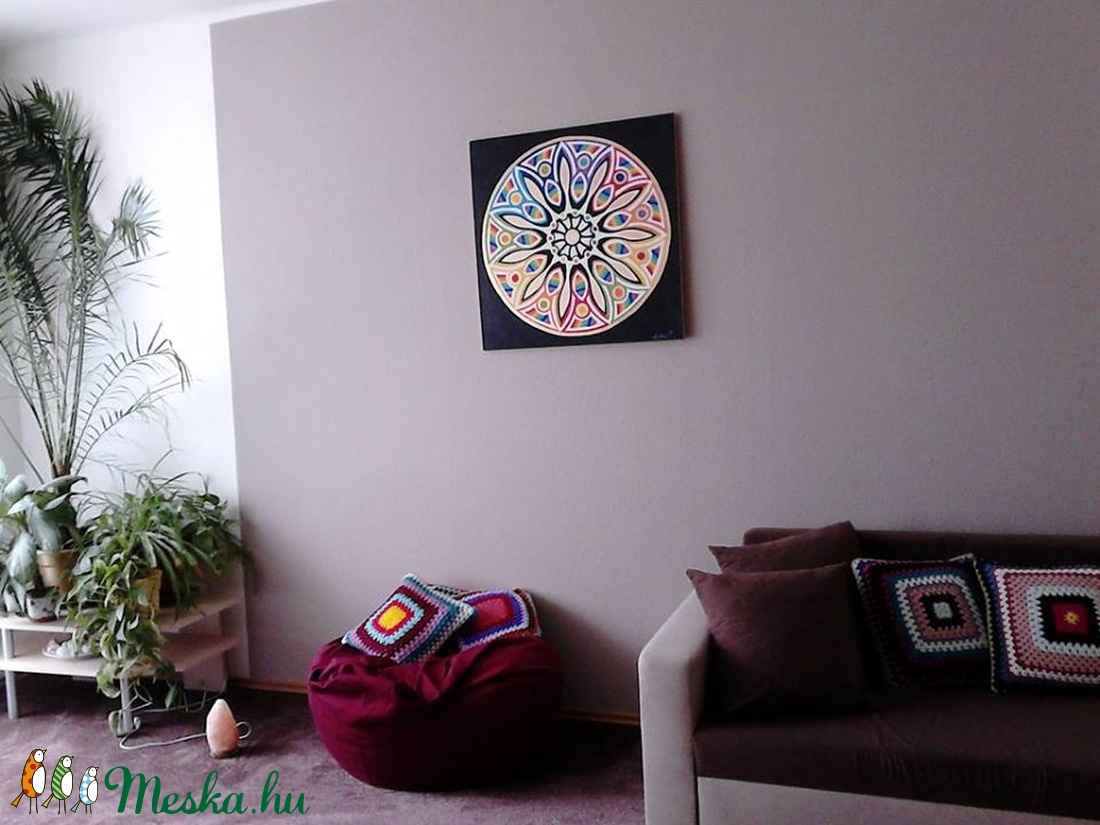 Szivárvány Mandala - otthon & lakás - dekoráció - mandala - Meska.hu Szivárvány Mandala - otthon & lakás - dekoráció - mandala - Meska.hu