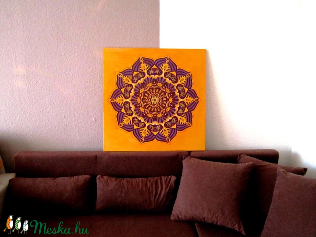 Lilavirág Mandala - otthon & lakás - dekoráció - mandala - Meska.hu Lilavirág Mandala - otthon & lakás - dekoráció - mandala - Meska.hu