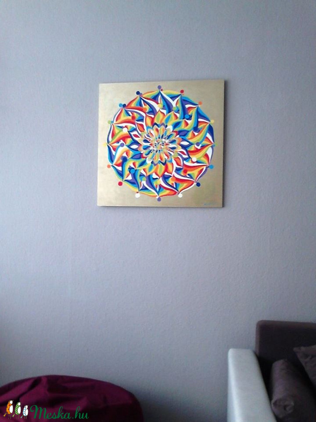 Szivárványok Mandala - otthon & lakás - dekoráció - mandala - Meska.hu Szivárványok Mandala - otthon & lakás - dekoráció - mandala - Meska.hu