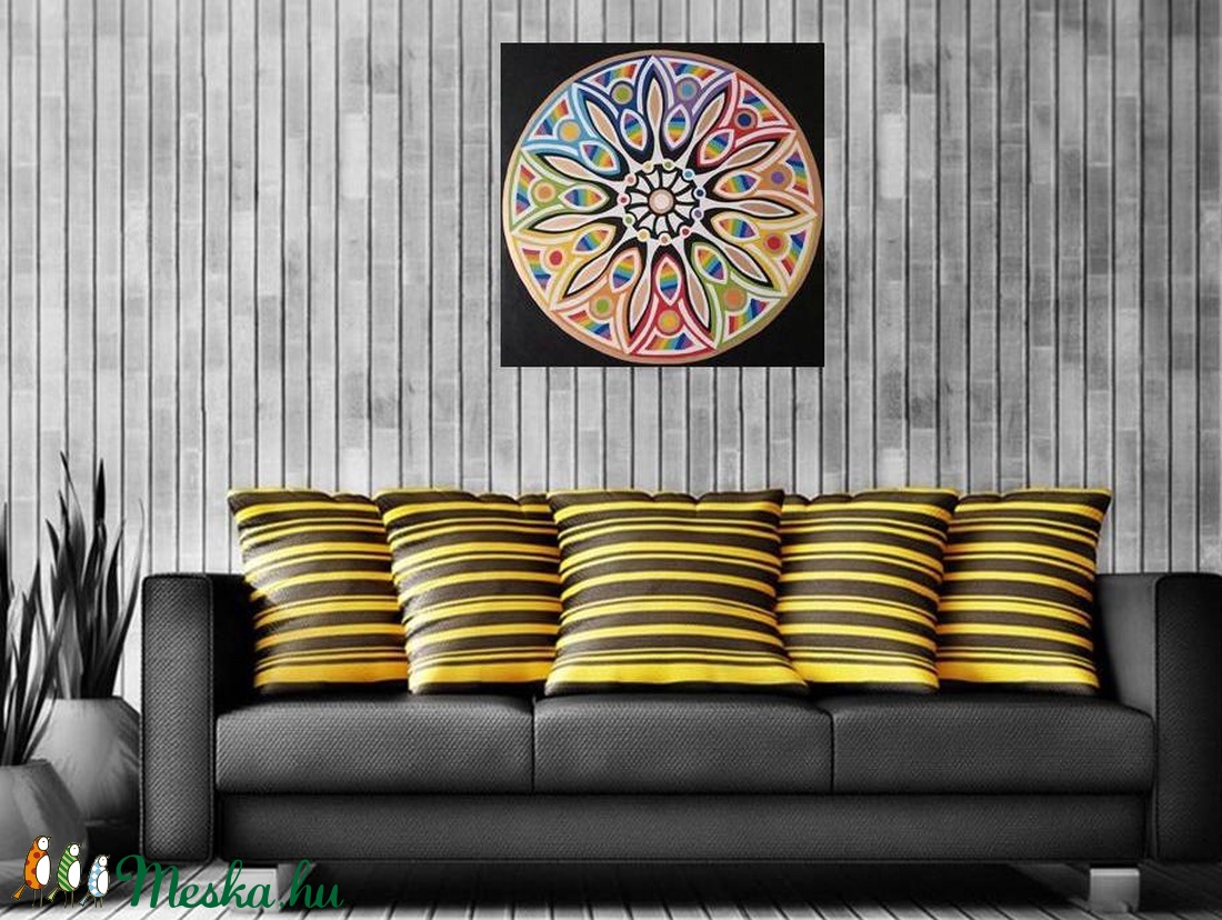 Szivárvány Mandala - otthon & lakás - dekoráció - mandala - Meska.hu Szivárvány Mandala - otthon & lakás - dekoráció - mandala - Meska.hu