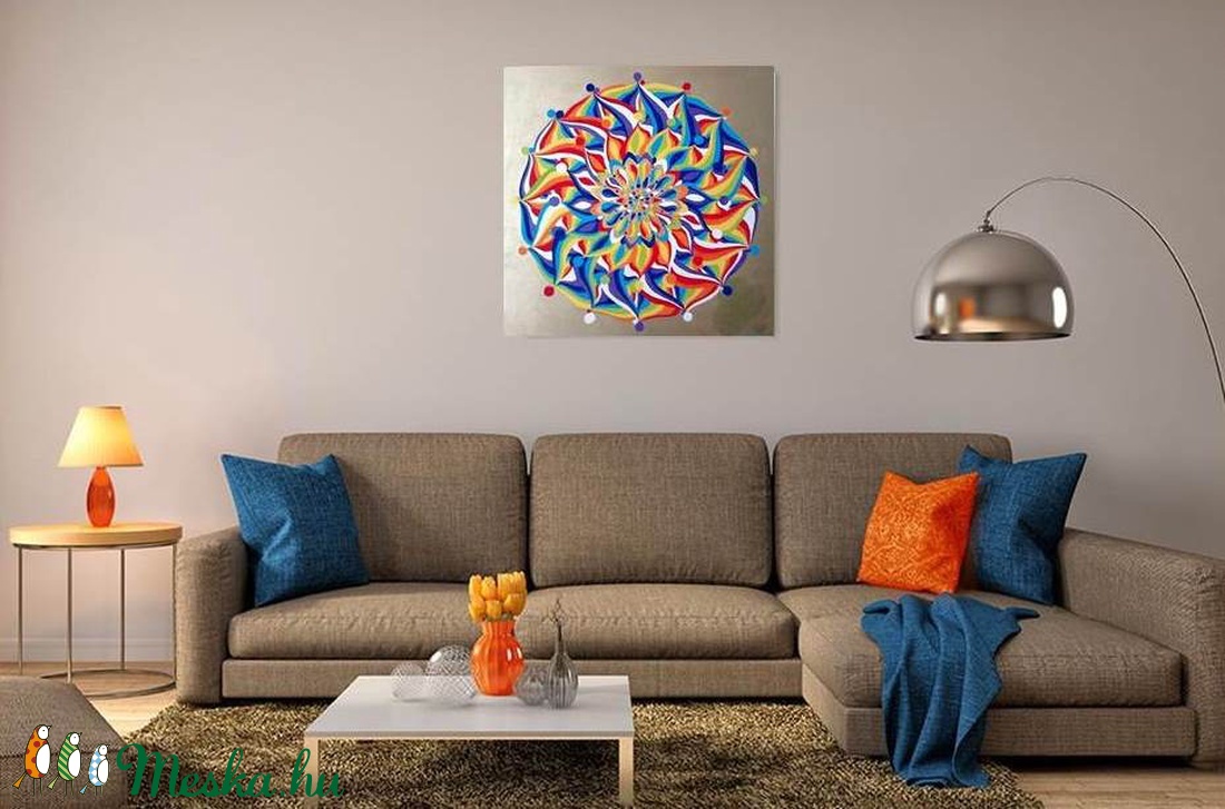 Szivárványok Mandala - otthon & lakás - dekoráció - mandala - Meska.hu Szivárványok Mandala - otthon & lakás - dekoráció - mandala - Meska.hu