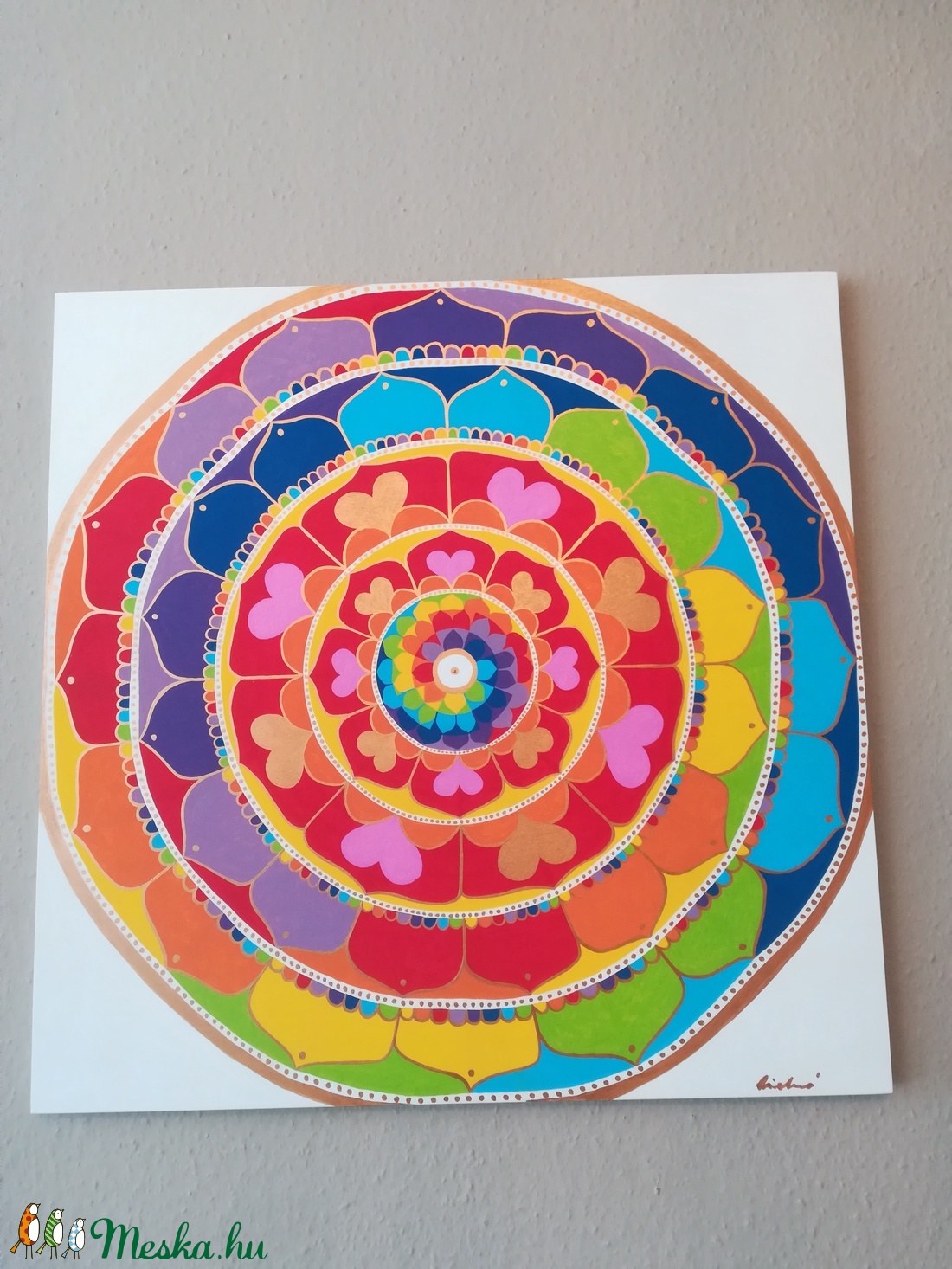 Boldogság Mandala - otthon & lakás - dekoráció - mandala - Meska.hu Boldogság Mandala - otthon & lakás - dekoráció - mandala - Meska.hu