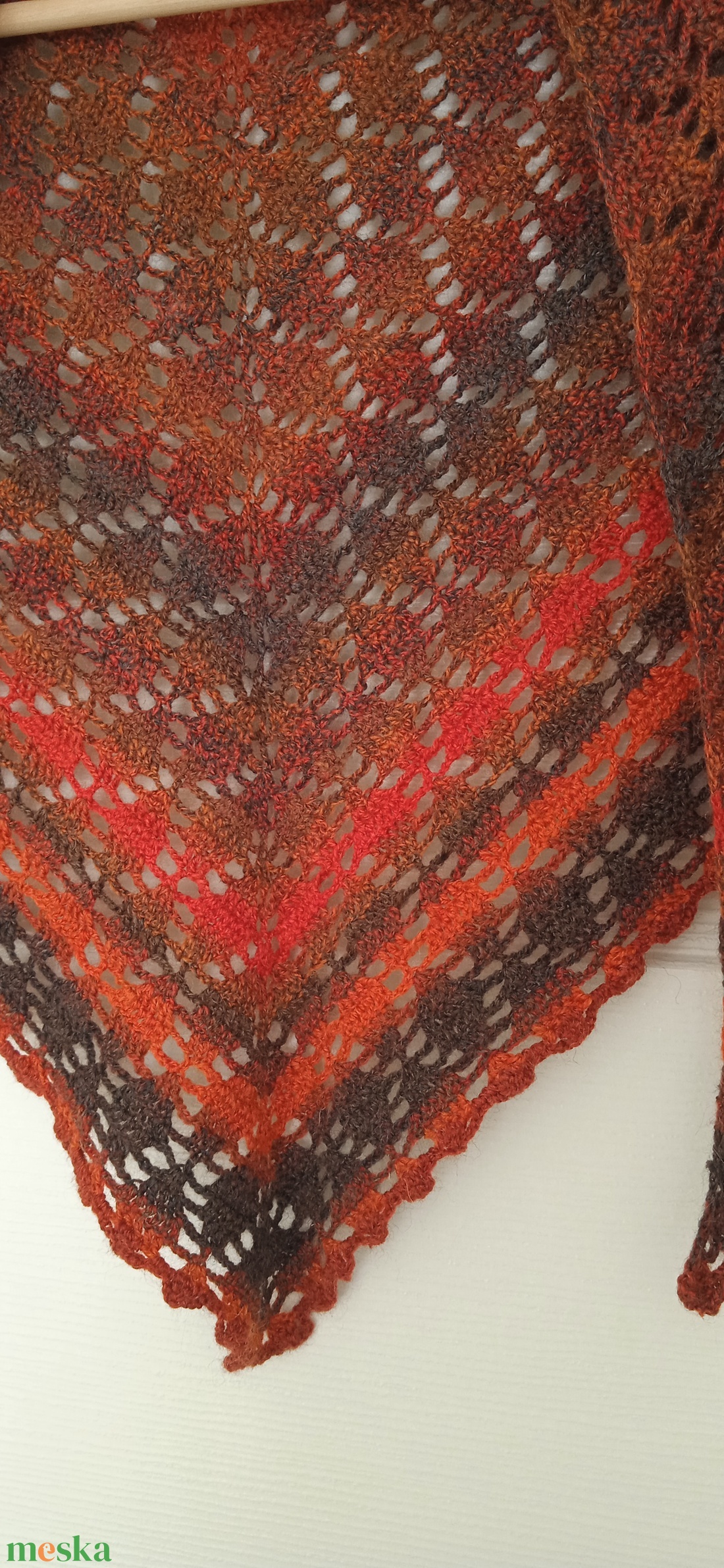 Horgolt kendő  - ruha & divat - sál, sapka, kendő - fejpánt - Meska.hu Horgolt kendő  - ruha & divat - sál, sapka, kendő - fejpánt - Meska.hu