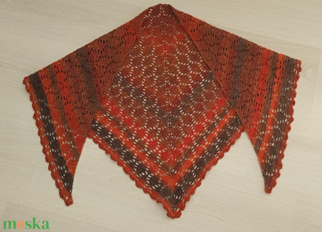 Horgolt kendő  - ruha & divat - sál, sapka, kendő - fejpánt - Meska.hu Horgolt kendő  - ruha & divat - sál, sapka, kendő - fejpánt - Meska.hu