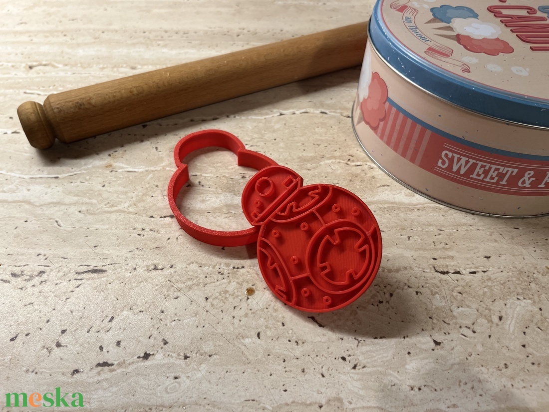 Star Wars BB-8 Sütikiszúró - otthon & életmód - konyhafelszerelés, tálalás - sütés, főzés - sütikiszúró - Meska.hu