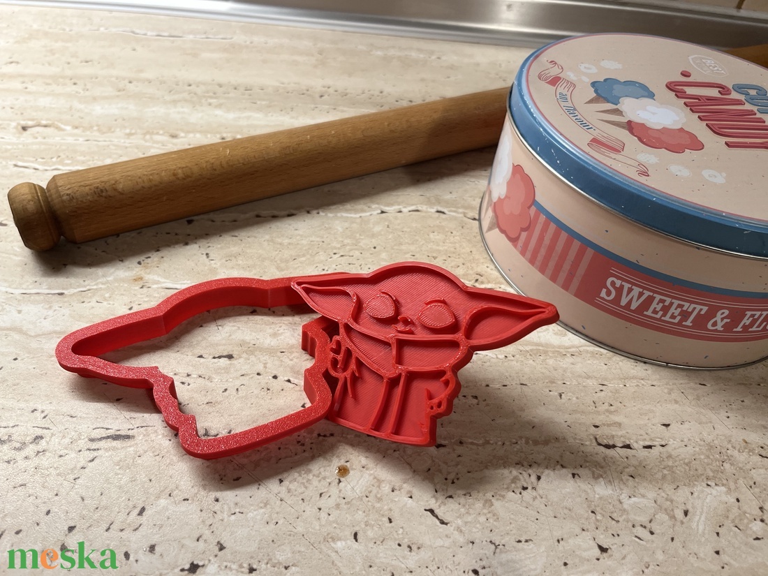 Baby Yoda Sütikiszúró - otthon & életmód - konyhafelszerelés, tálalás - sütés, főzés - sütikiszúró - Meska.hu