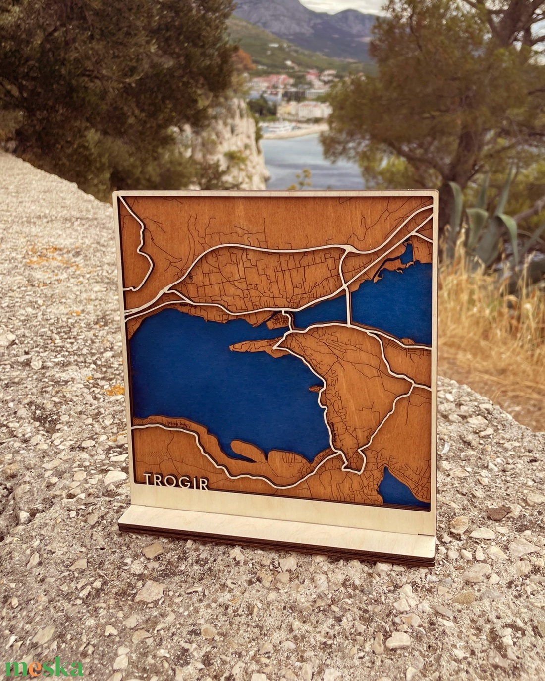 Lézervágott térkép a városodról - otthon & életmód - dekoráció - kép & falikép - 3d képek - Meska.hu