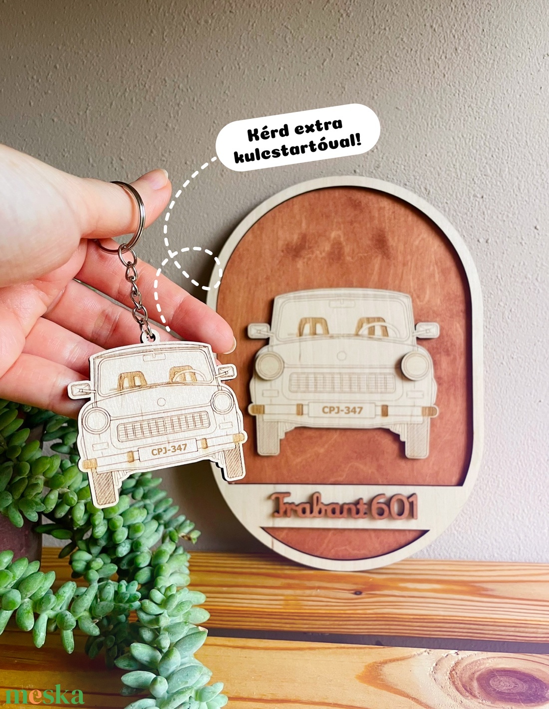 Trabant 601 lézervágott falikép - retro járművek - otthon & életmód - dekoráció - kép & falikép - 3d képek - Meska.hu