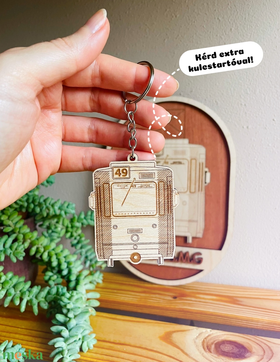 GANZ CSMG villamos lézervágott falikép - retro járművek - otthon & életmód - dekoráció - kép & falikép - 3d képek - Meska.hu