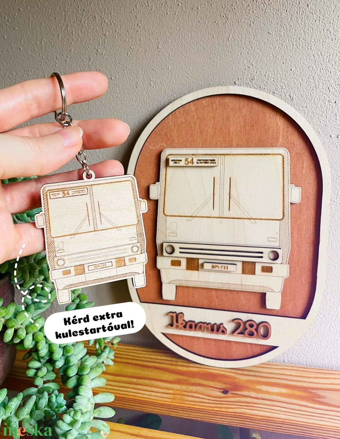 Ikarus 280 autóbusz lézervágott falikép - retro járművek - otthon & életmód - dekoráció - kép & falikép - 3d képek - Meska.hu