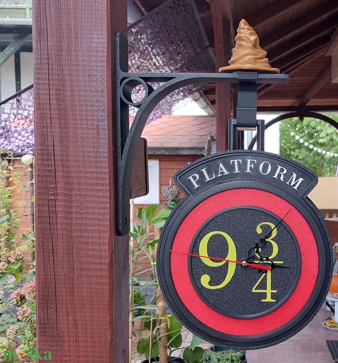 Harry Potter vasútállomás platform óra  dupla - otthon & életmód - dekoráció - fali és függő dekoráció - falra akasztható dekor - Meska.hu