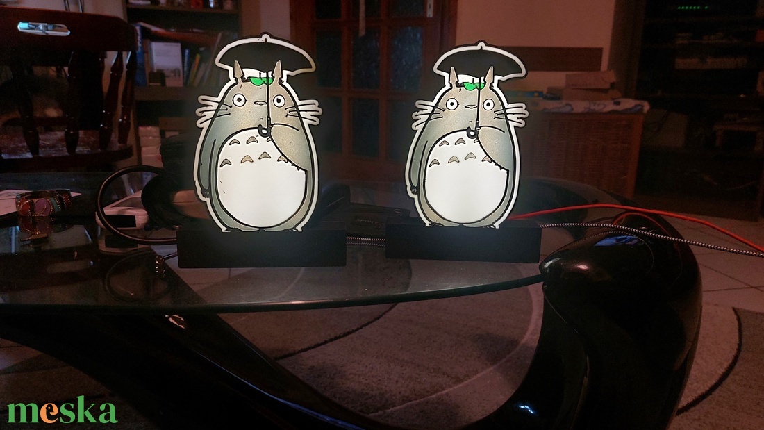 Tototró mesefigura világító hangulatlámpa. Lightbox - otthon & életmód - dekoráció - asztal és polc dekoráció - asztaldísz - Meska.hu