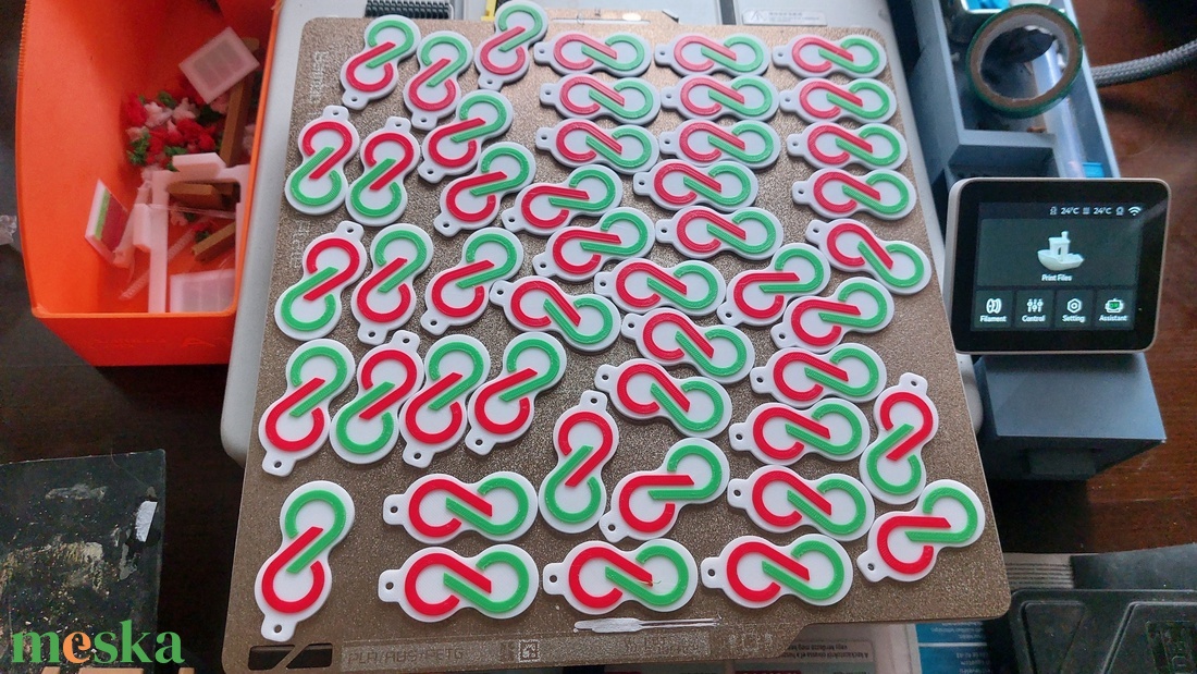 Tisza bevásárlókocsi  100Ft pótló 3d nyomtatott  5db. - táska & tok - kulcstartó & táskadísz - kulcstartó - Meska.hu