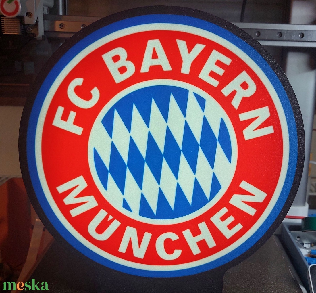 Bayern München világító hangulatlámpa. Lightbox - otthon & életmód - lámpa - hangulatlámpa - Meska.hu