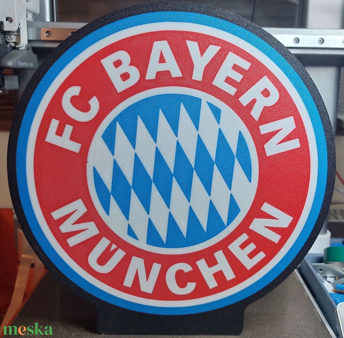 Bayern München világító hangulatlámpa. Lightbox - otthon & életmód - lámpa - hangulatlámpa - Meska.hu