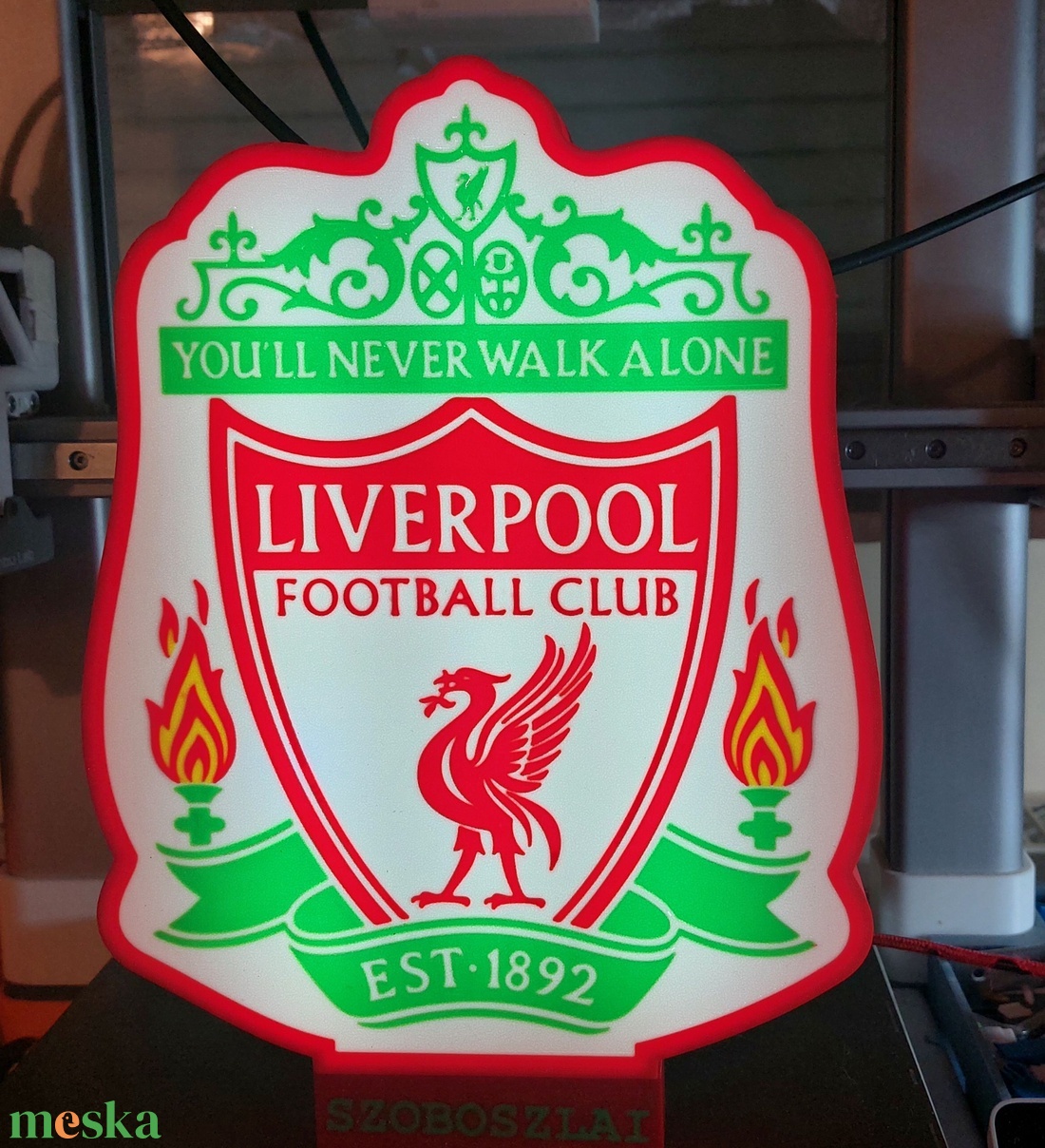 Liverpool világító hangulatlámpa. Lightbox - otthon & életmód - lámpa - hangulatlámpa - Meska.hu