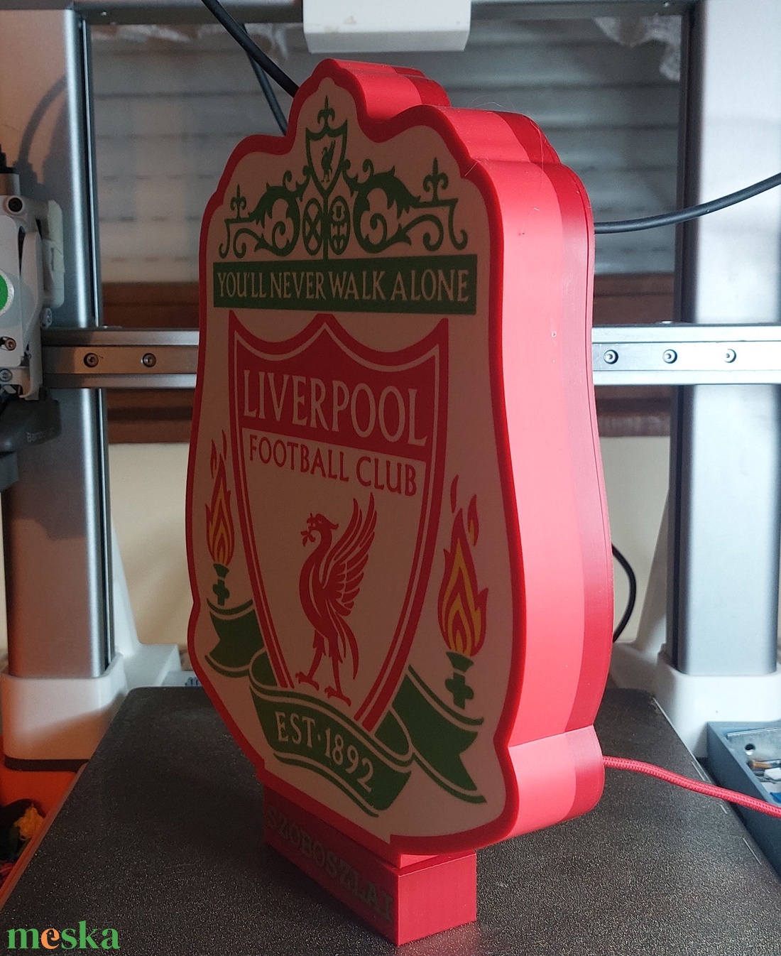 Liverpool világító hangulatlámpa. Lightbox - otthon & életmód - lámpa - hangulatlámpa - Meska.hu