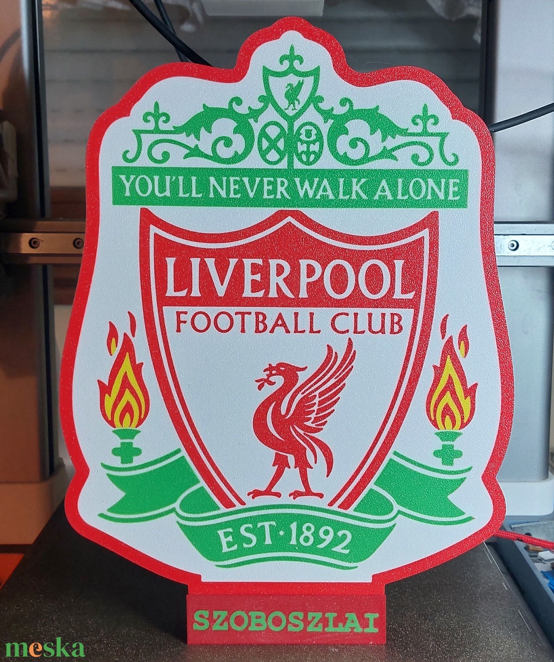 Liverpool világító hangulatlámpa. Lightbox - otthon & életmód - lámpa - hangulatlámpa - Meska.hu