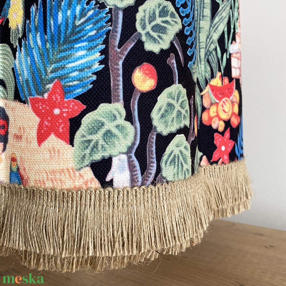 Frida Kahlo mintás virág formájú lámpaernyő, 30 cm - otthon & életmód - lámpa - lámpabúra - Meska.hu