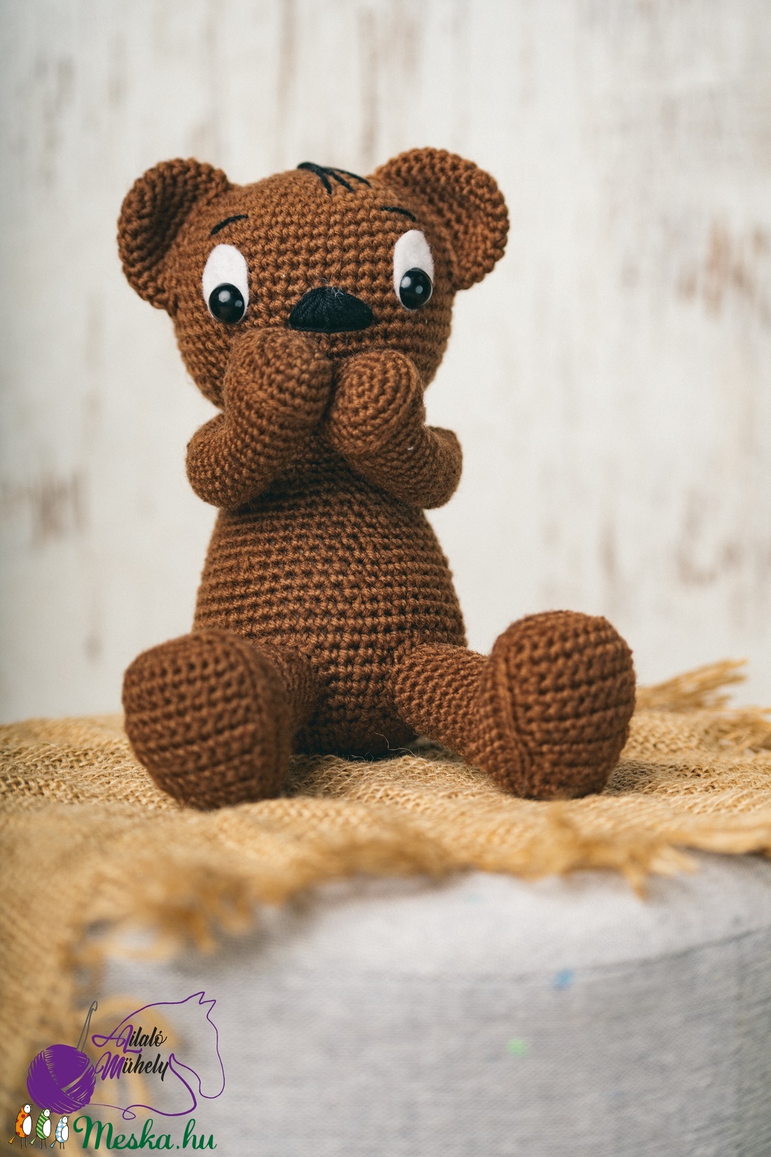 Kedves mackó - játék & sport - plüssállat & játékfigura - maci - Meska.hu