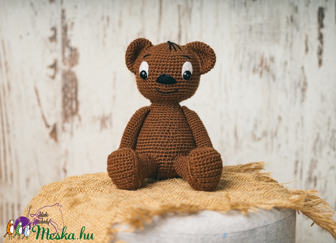 Kedves mackó - játék & sport - plüssállat & játékfigura - maci - Meska.hu