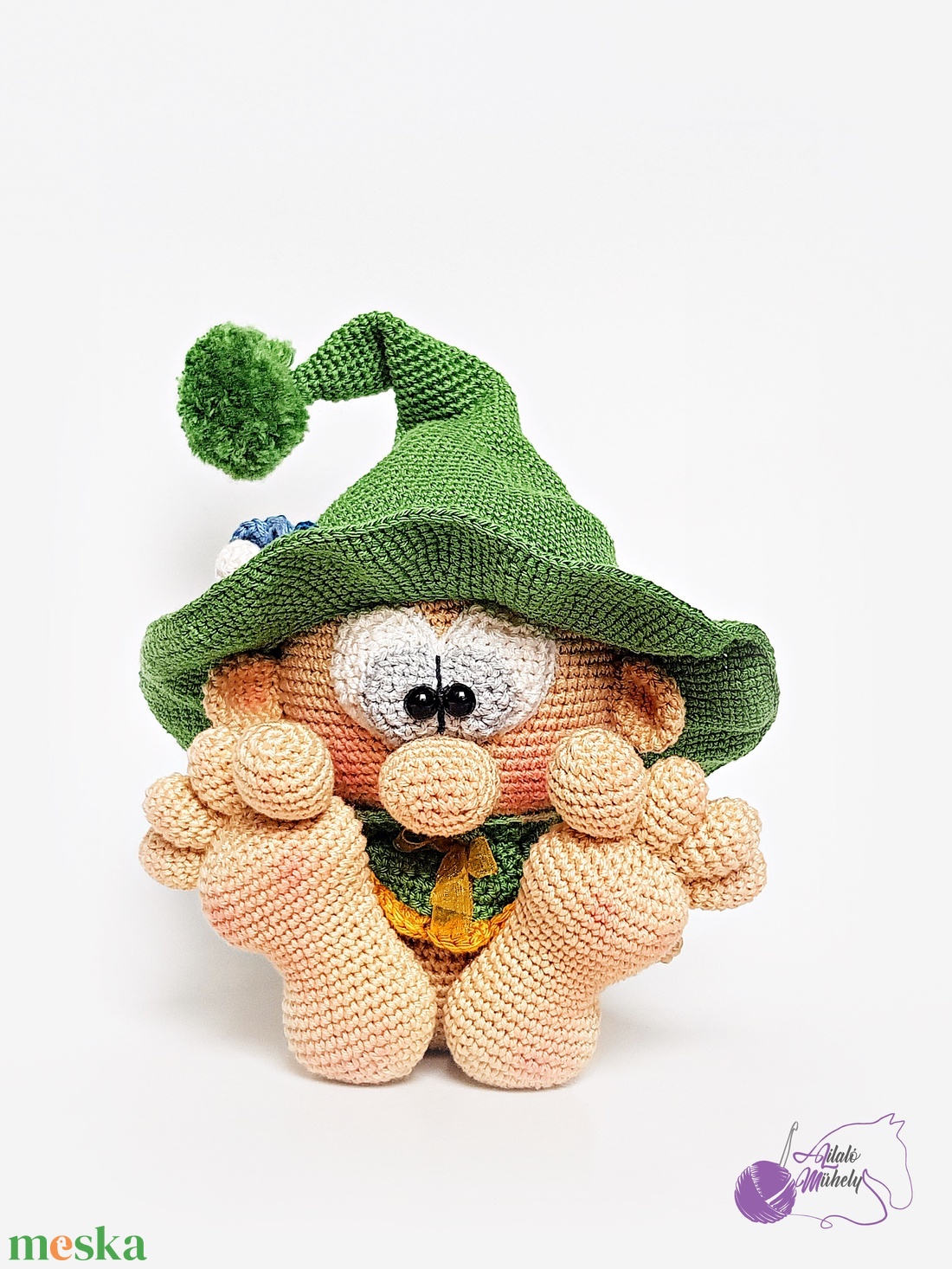 Csufi kobold, manó - játék & sport - plüssállat & játékfigura - manó - Meska.hu