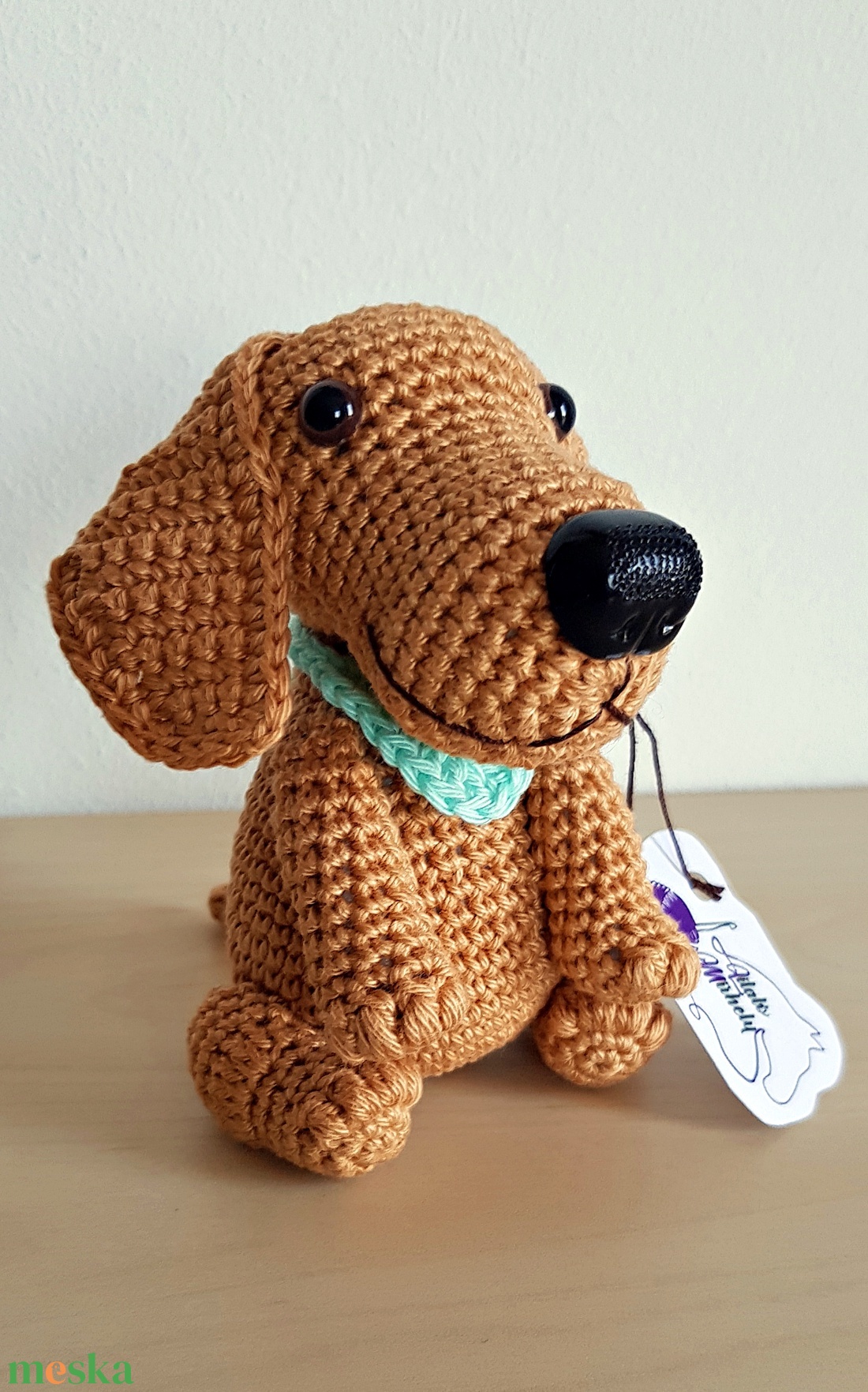 Vizsla kutya - horgolt - játék & sport - plüssállat & játékfigura - kutya - Meska.hu