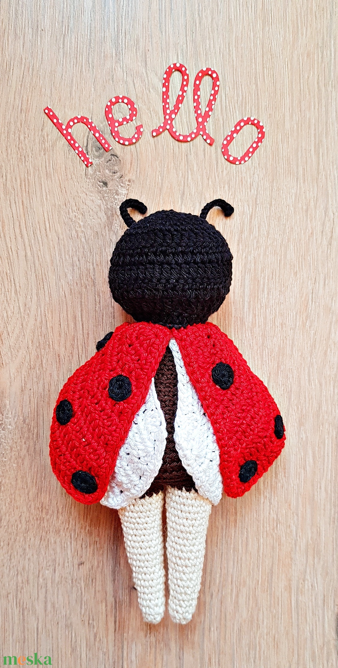 Katicalány, horgolt, Ladybug - játék & sport - plüssállat & játékfigura - más figura - Meska.hu Katicalány, horgolt, Ladybug - játék & sport - plüssállat & játékfigura - más figura - Meska.hu