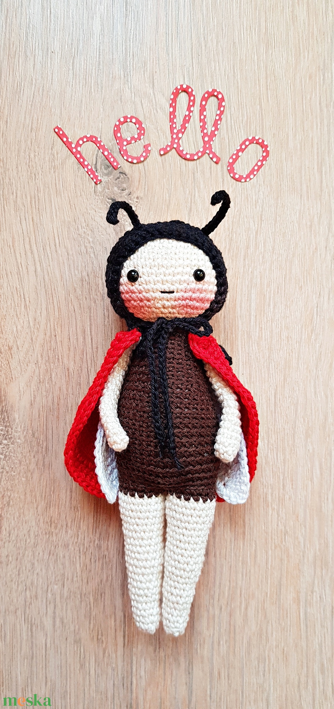 Katicalány, horgolt, Ladybug - játék & sport - plüssállat & játékfigura - más figura - Meska.hu Katicalány, horgolt, Ladybug - játék & sport - plüssállat & játékfigura - más figura - Meska.hu
