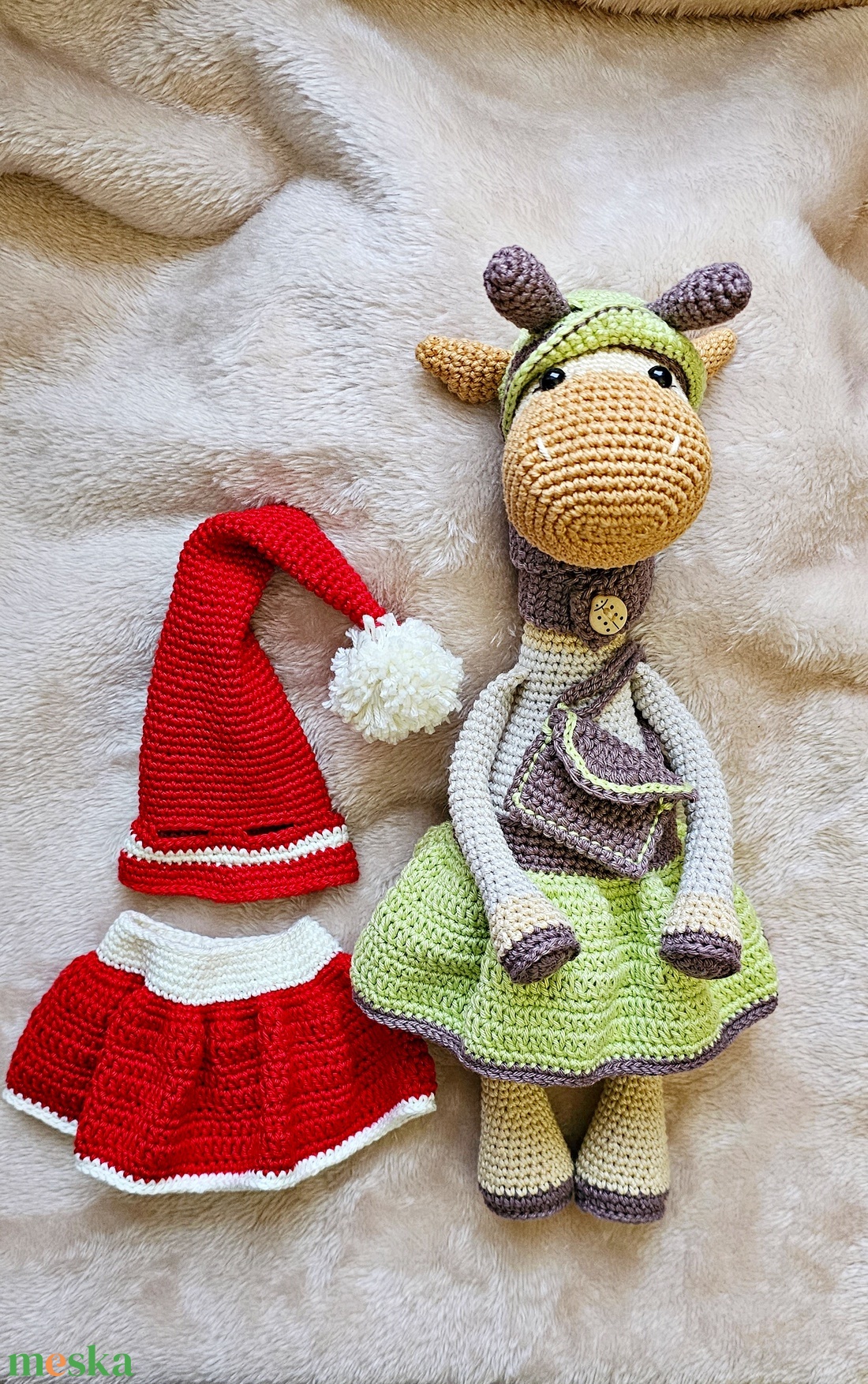 Zsiráf - játék & sport - plüssállat & játékfigura - zsiráf - Meska.hu