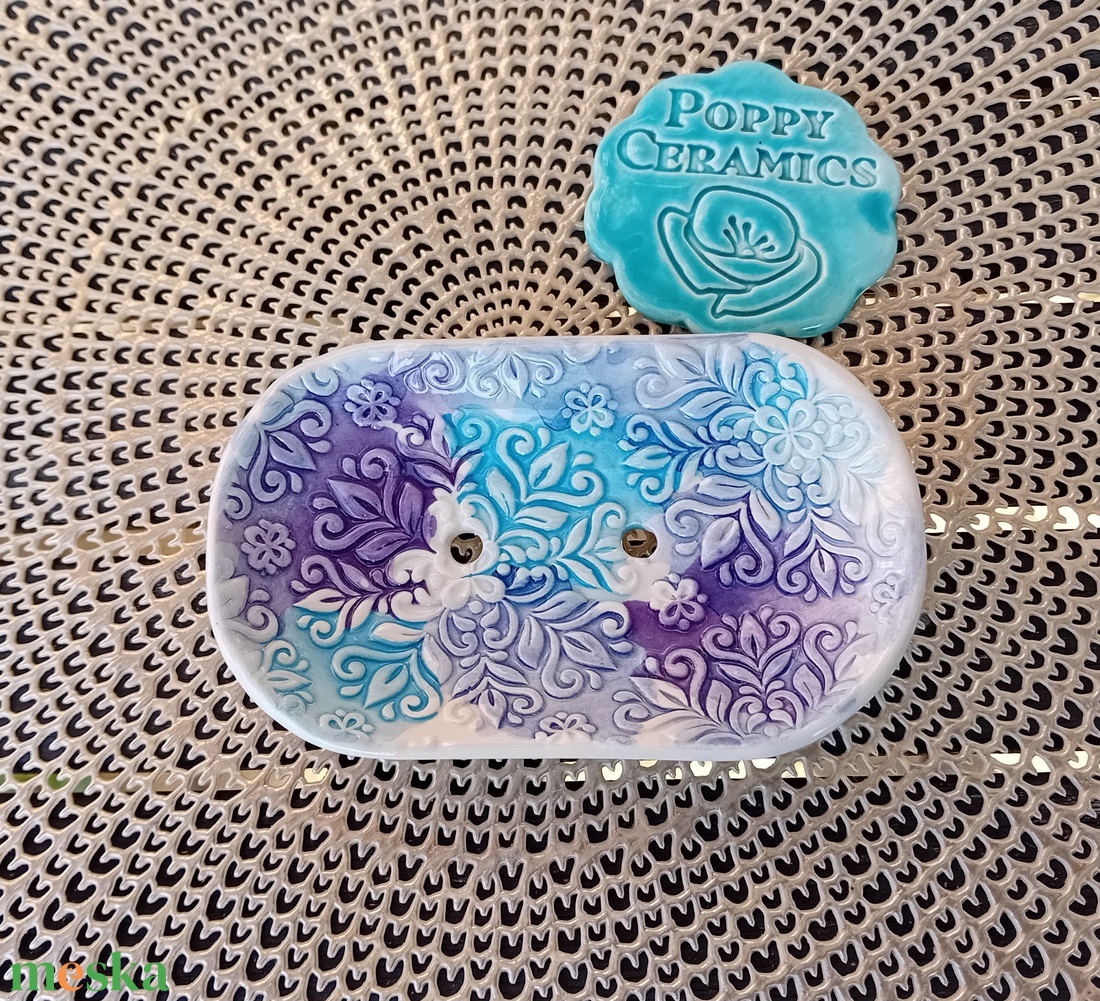 Mandala mintás kerámia szappantartó, lila-türkiz - otthon & életmód - fürdőszoba - szappantartó - Meska.hu Mandala mintás kerámia szappantartó, lila-türkiz - otthon & életmód - fürdőszoba - szappantartó - Meska.hu