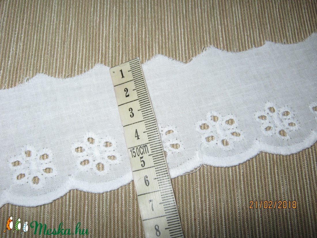 Madeira csipke 5,5 cm-es - kellékek & szerszámok - méteráru - Meska.hu