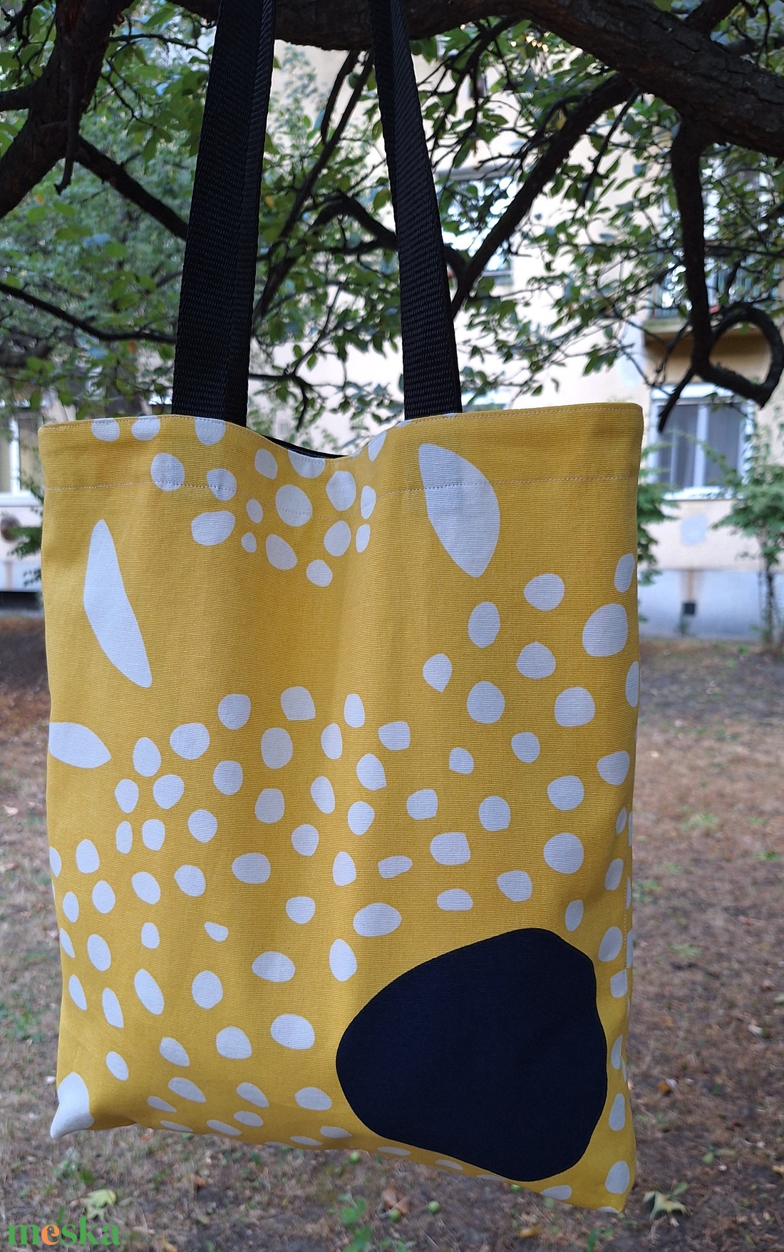 Kifordítható Vászontáska, shopper táska, szatyor - táska & tok - bevásárlás & shopper táska - shopper, textiltáska, szatyor - Meska.hu