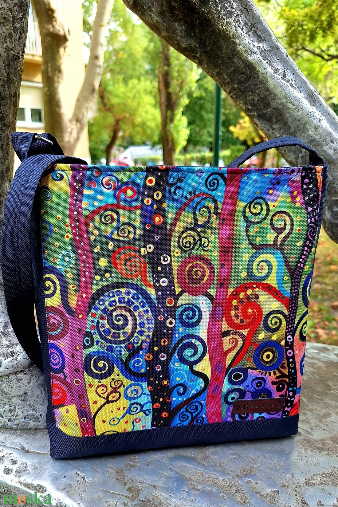 Panka váll/crossbody táska - táska & tok - kézitáska & válltáska - válltáska - Meska.hu