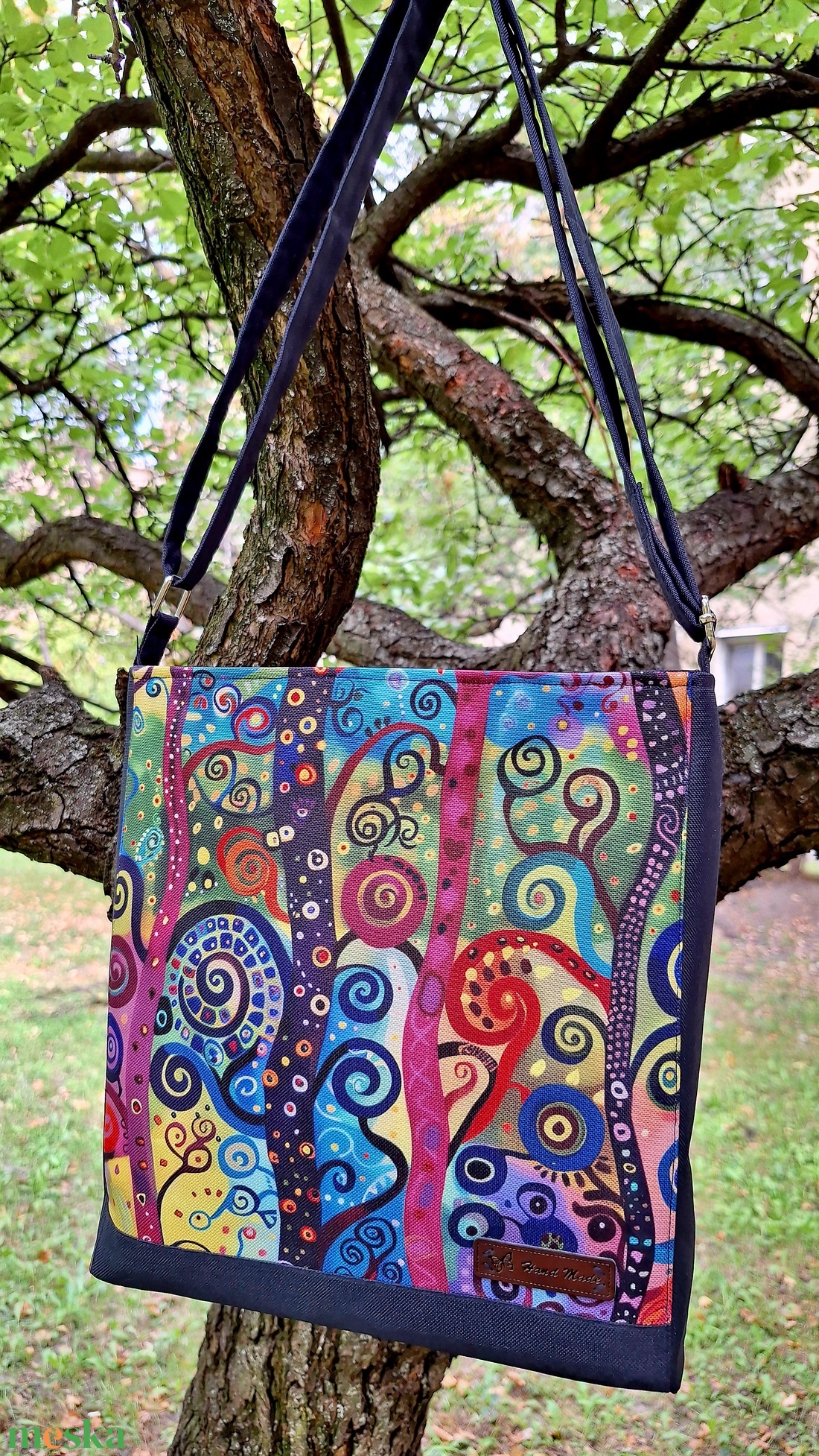 Panka váll/crossbody táska - táska & tok - kézitáska & válltáska - válltáska - Meska.hu
