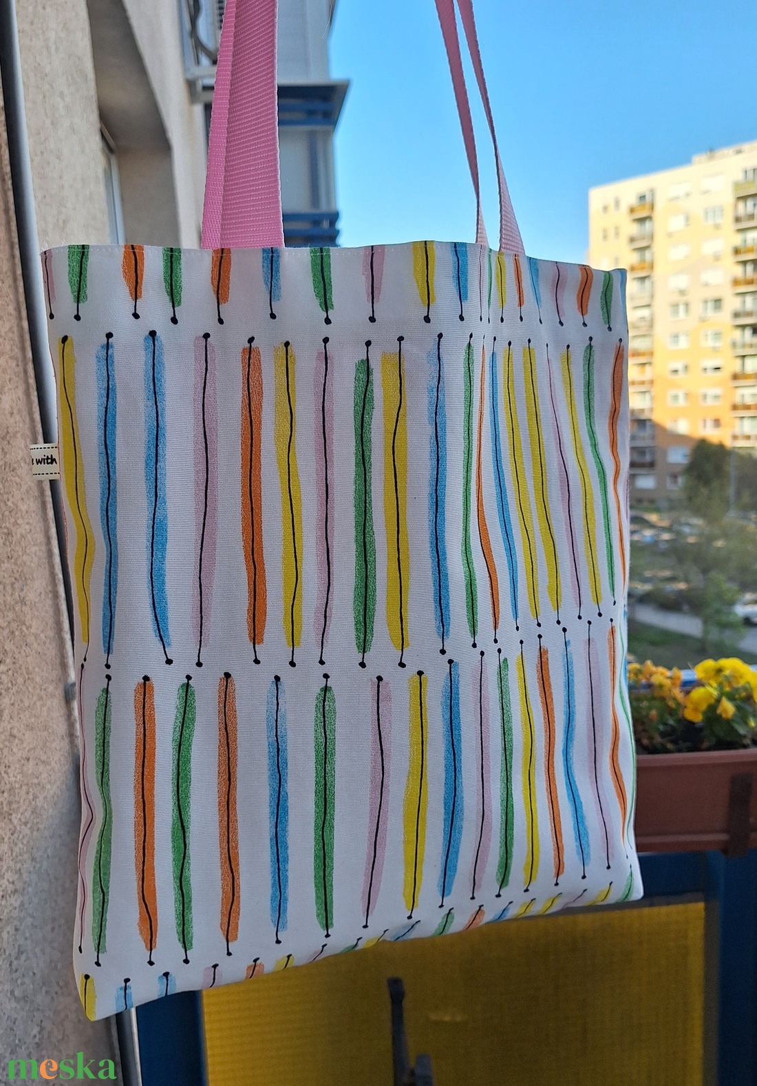 Vászontáska, shopper táska, szatyor - táska & tok - bevásárlás & shopper táska - shopper, textiltáska, szatyor - Meska.hu