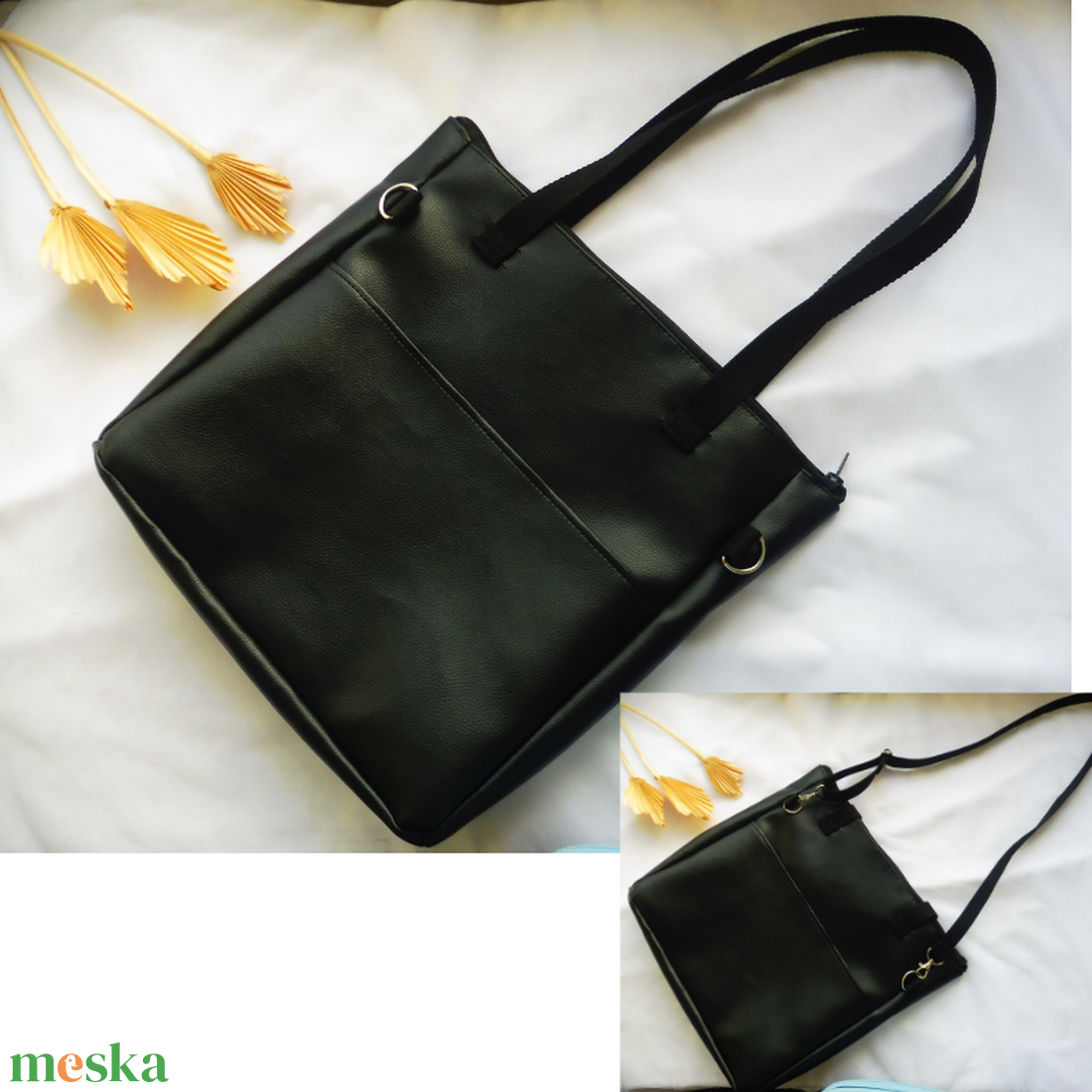 Sötétkék mintás válltáska - táska & tok - kézitáska & válltáska - válltáska - Meska.hu