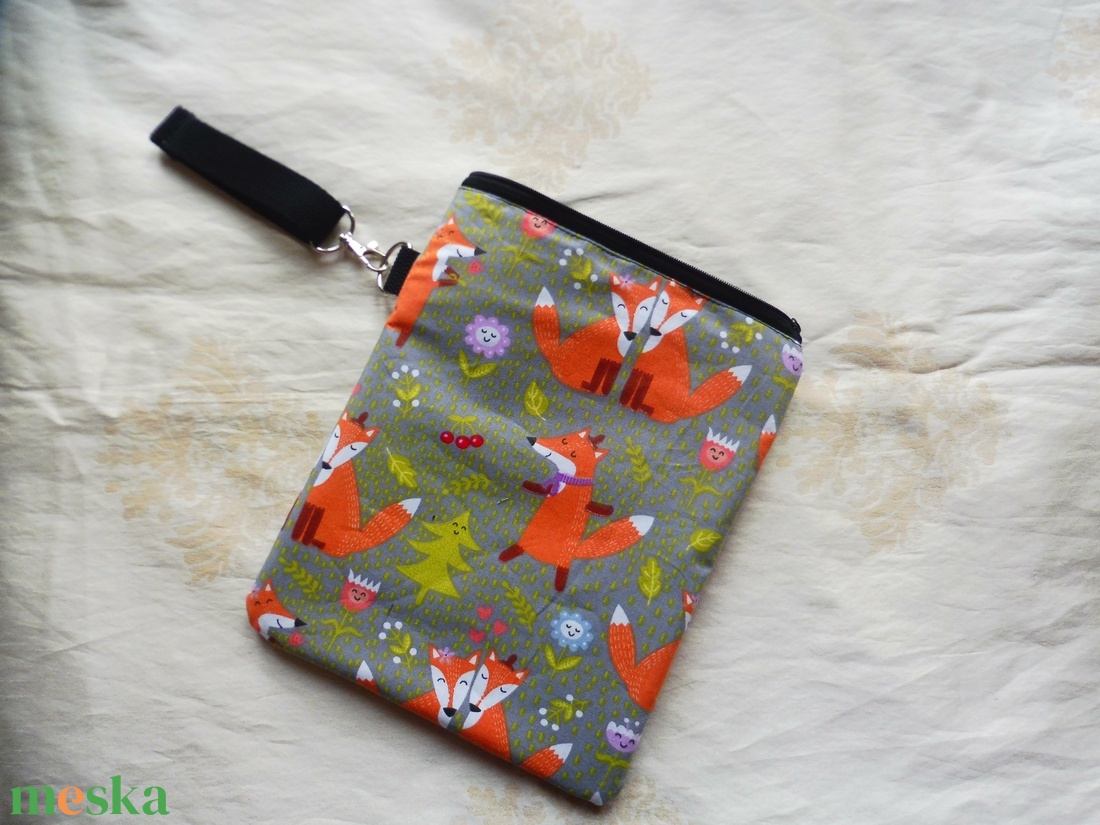 Róka mintás könyvtok - könyv & zene - könyvtok - Meska.hu