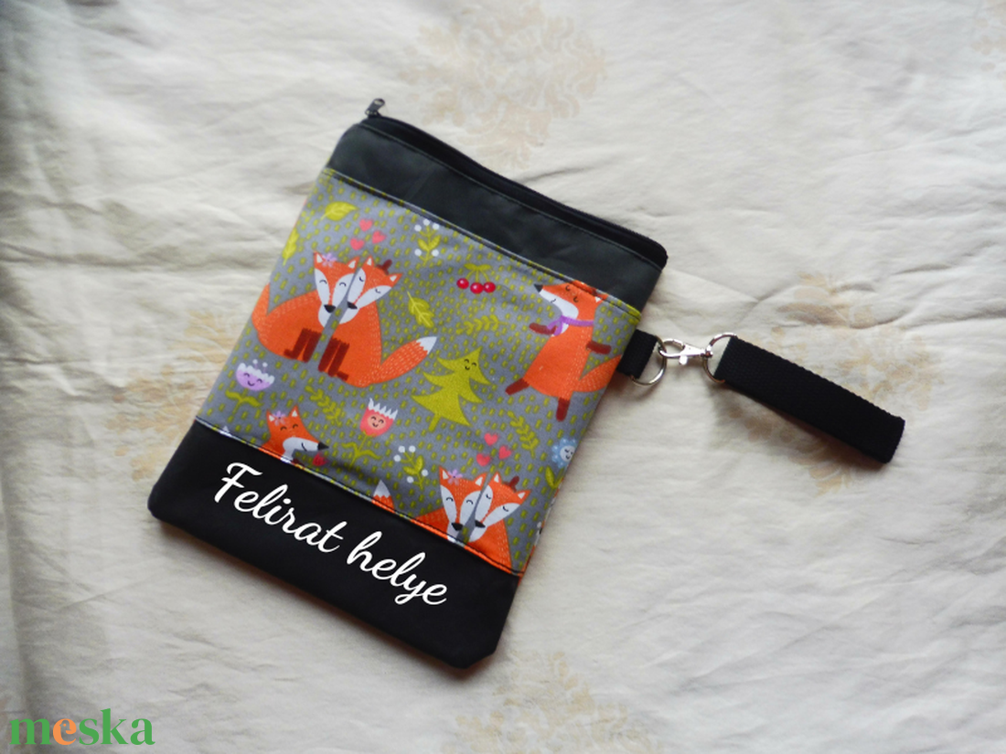 Róka mintás könyvtok - könyv & zene - könyvtok - Meska.hu